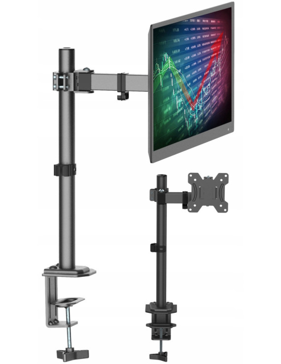 UCHWYT OBROTOWY VESA DO BIURKA NA MONITOR DO 29″