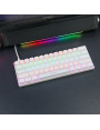 YAXO Klawiatura mechaniczna 61 klawiszy NUXLAK Outemu RS Techno Black