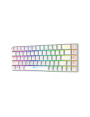 AQIRYS Klawiatura mechaniczna 65%/68 klawiszy Dual Mode: Wirelles&BT+Wired MIRA white