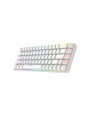 AQIRYS Klawiatura mechaniczna 65%/68 klawiszy Dual Mode: Wirelles&BT+Wired MIRA white