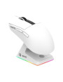 Myszka bezprzewodowa dla graczy AQIRYS Dual Mode Wirelles+Wired ZEPHYR Biała