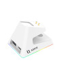 Myszka bezprzewodowa dla graczy AQIRYS Dual Mode Wirelles+Wired ZEPHYR Biała
