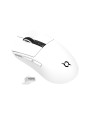 Myszka bezprzewodowa dla graczy AQIRYS Dual Mode Wirelles+Wired ZEPHYR Biała