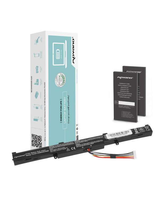Bateria Movano do Asus ROG Strix GL553V, GL742V, GL752V