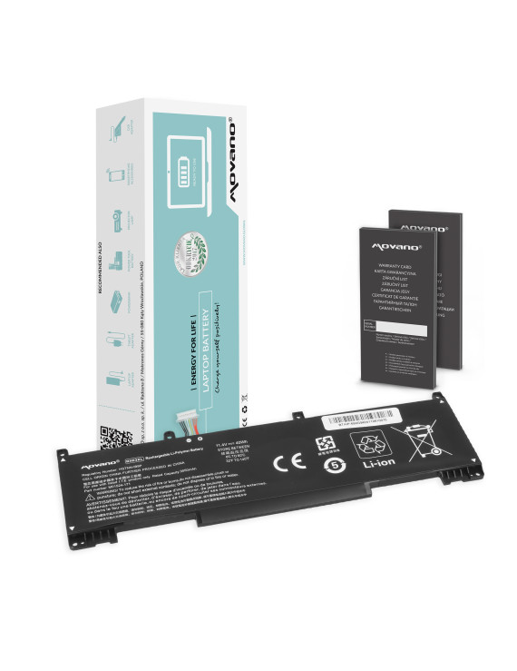 Bateria Movano do HP EliteBook 430 G8, 630 G9, 650 G9