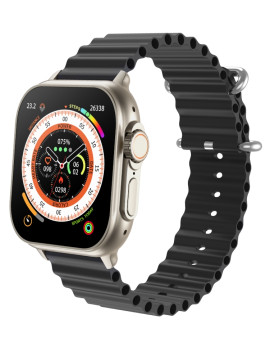 Smartwatch RUBICON RNCF17 Tytan/Black Czarny Android iOS Bluetooth