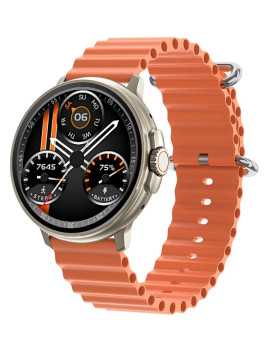 Smartwatch RUBICON RNCF15 Tytan/Orange