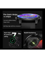 Smartwatch RUBICON RNCF11 Silver/Grey Szary Android iOS Bluetooth