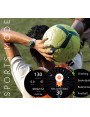 Smartwatch RUBICON RNCF10 Black Czarny Android iOS Bluetooth