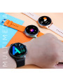 Smartwatch RUBICON RNCF12 Tytan/Orange Android iOS Bluetooth
