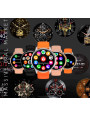 Smartwatch RUBICON RNCF12 Tytan/Orange Android iOS Bluetooth