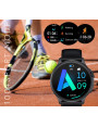 Smartwatch RUBICON RNCF12 Tytan/Orange Android iOS Bluetooth