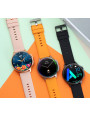 Smartwatch RUBICON RNCF12 Tytan/Orange Android iOS Bluetooth
