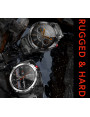 Smartwatch RUBICON RNCF08 Black/Moro Android iOS Bluetooth