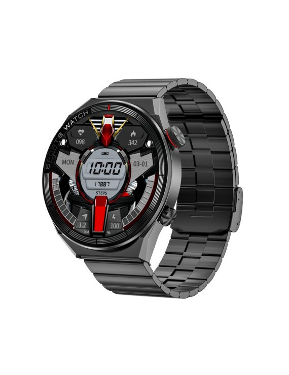 Smartwatch Rubicon RNCE99 Black Metal Czarny + Silicon