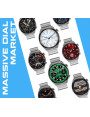 Smartwatch Rubicon RNCE99 Black Metal Czarny + Silicon