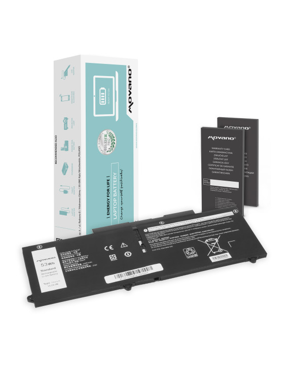 Bateria Movano do Dell Latitude 5330, 7330, Precision 15 3570