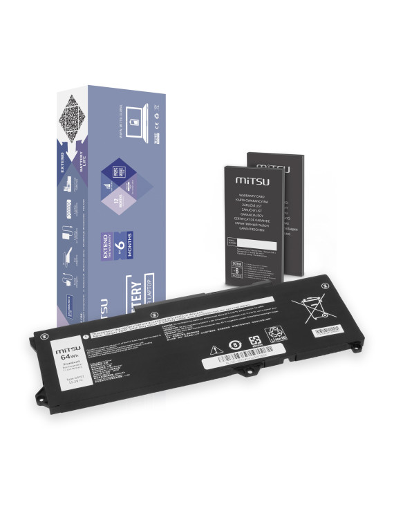 Bateria Mitsu do Dell Latitude 5421, 5521, Precision 3571, 3470