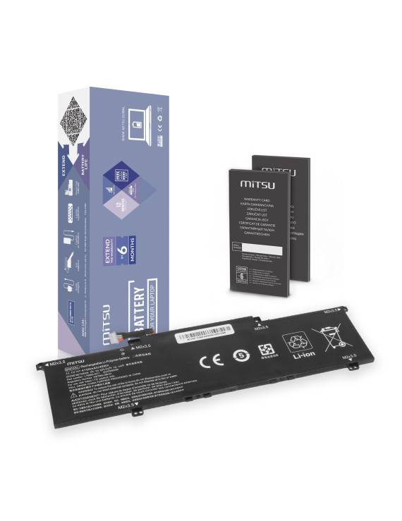 Bateria Mitsu do HP Envy 13, x360 15