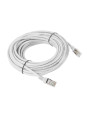 Kabel Lanberg krosowy patchcord U/UTP kat.5e 10m szary PCU5‑10CC‑1000‑S