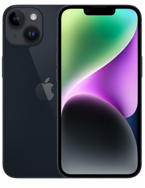 Smartfon Apple iPhone 14 128GB 6,1” Midnight A2882 Czarny Retina 