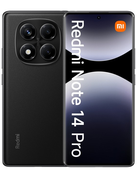 Smartfon 6,67" Xiaomi Redmi Note 14 PRO 8/256GB Czarny Midnight Black 5500mAh