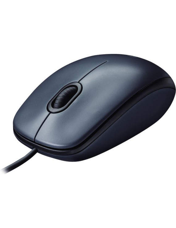 Mysz przewodowa Logitech M100 3 przyciski 1000 DPI Czarna
