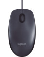 Mysz przewodowa Logitech M100 3 przyciski 1000 DPI Czarna
