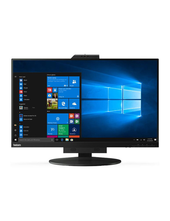 Monitor 27” Lenovo ThinkCentre TIO27 LED IPS HDMI DP HUB USB 2K QHD 2560x1440 Kamerka Pivot