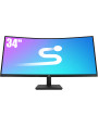Zakrzywiony Monitor Ultrawide HP P34hc G4 HDMI DP USB-C WQHD 3440x1440 Klasa A