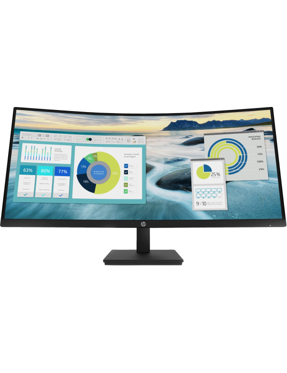 Zakrzywiony Monitor Ultrawide 34” HP P34hc G4 LED VA HDMI DP USB-C WQHD 3440x1440