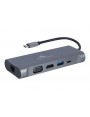 Stacja dokująca GEMBIRD A-CM-COMBO7-01 Multi Port Adapter USB Type C Hub 3.0 HDMI VGA PD