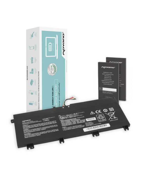 Bateria Movano do Asus TUF Gaming FX705D, FX705G, PX705G (długa taśma)