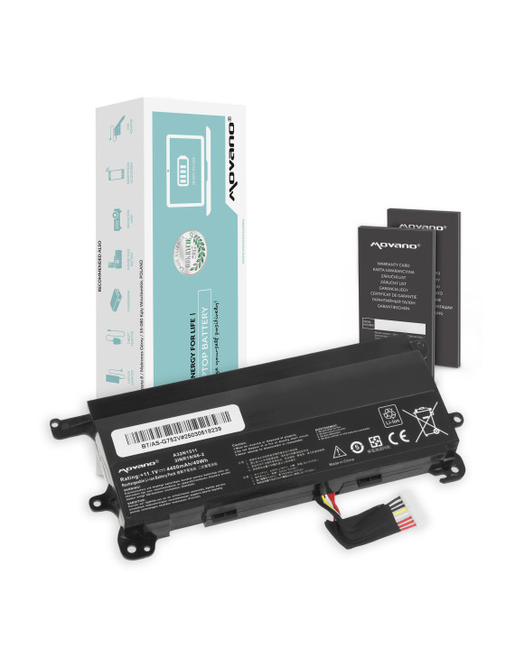 Bateria Movano do Asus ROG G752V, G752VL, G752VY