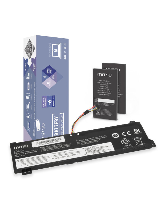 Bateria Mitsu do Lenovo V130-15IGM, V330-15IKB