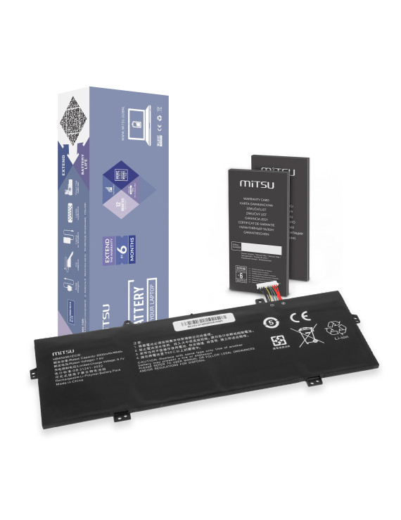Bateria Mitsu do Huawei Matebook 14, X Pro, MagicBook (9 PIN)