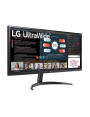 Bezramkowy Monitor UltraWide 34” LG 34WP500-B LED IPS 2560x1080 UWHD Klasa A