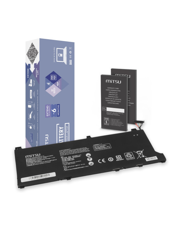 Bateria Mitsu do Huawei Matebook D14 (2020), Honor Magicbook 14 (2019)