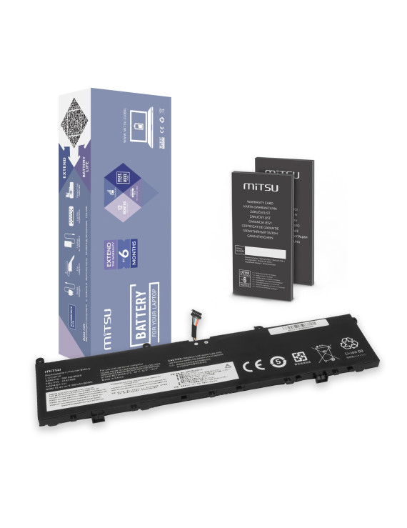 Bateria Mitsu do Lenovo V14 V15 V17, IdeaPad 3