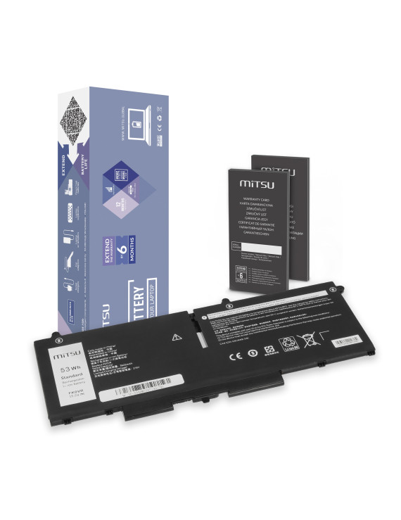 Bateria Mitsu do Dell Latitude 5330, 7330, Precision 15 3570
