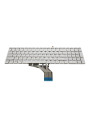 Klawiatura laptopa do HP 250 G7, 255 G7, 15-DA, 15-DB - srebrna (podświetlenie)