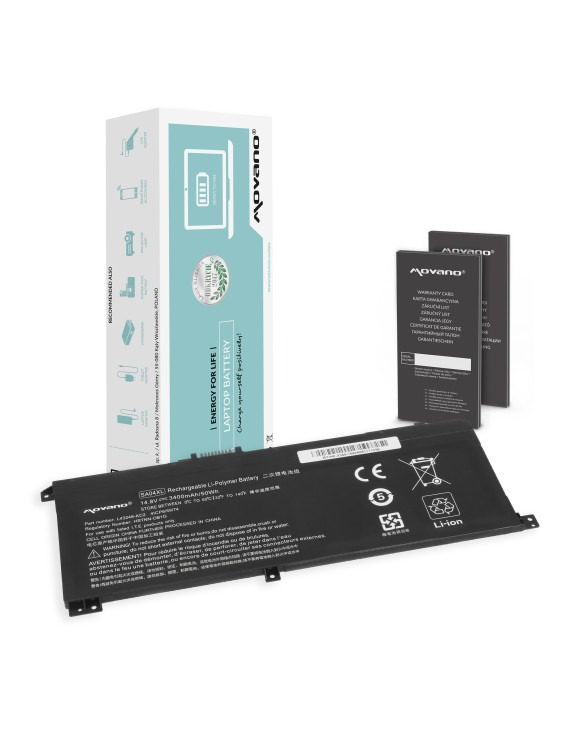 Bateria Movano do HP Envy X360 15-dr, 15-ds, 15-fh