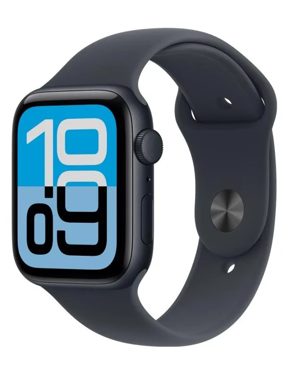 Apple Watch SE 3 GPS 44mm Midnight Aluminium Case | Midnight Sport Band - M/L