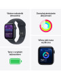 Apple Watch SE 3 GPS 44mm Midnight Aluminium Case | Midnight Sport Band - M/L