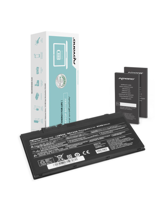 Bateria Movano do Fujitsu LifeBook P727, P728, U727, U728, U729