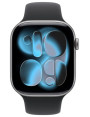 Apple Watch Series 11 GPS + Cellular 46mm Space Grey Aluminium Case | Black Sport Band - M/L