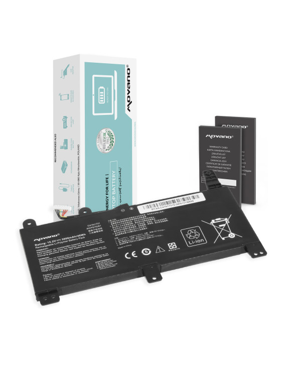 Bateria Movano do Asus ROG Strix G512LU, G531GU, G712LU (3000mAh)