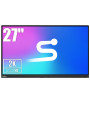 Bezramkowy monitor 27” Lenovo ThinkVision E27Q-20 LED IPS QHD 2560x1440 Klasa A