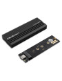Qoltec Obudowa Kieszeń NV2270 na dysk M.2 SSD SATA NVMe USB-C do 2TB