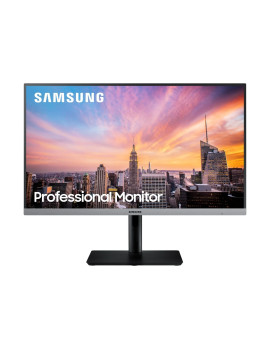 Bezramkowy monitor 24” Samsung S24R650FDU LED IPS HDMI DP VGA Hub USB Full HD 1920x1080 Kl A